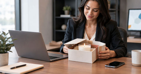 Automatically send a candle gift when a client signs