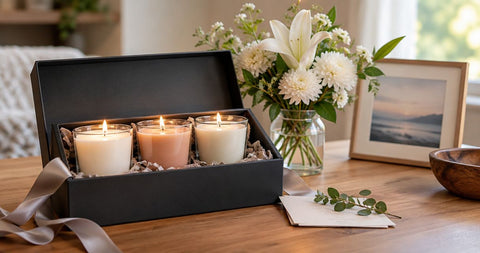 Is a candle gift set appropriate as a sympathy gift?