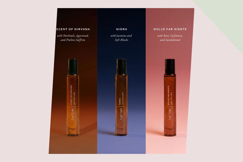 Caftari non-toxic perfume oil rollerball trio