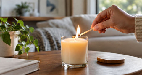 How long should you burn a new candle the first time?