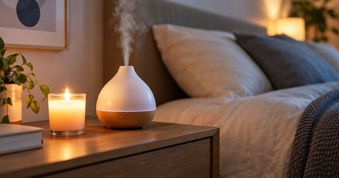 Is a candle or a diffuser better for sleep support?