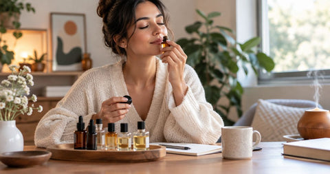 How do you choose a perfume oil scent for your mood?