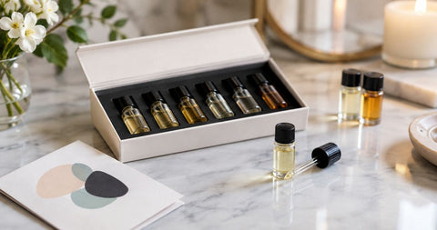 What comes in a perfume oil discovery set?