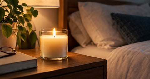 Is it safe to leave a soy candle burning overnight?