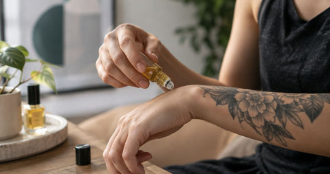 Can you apply perfume oil to a tattoo?