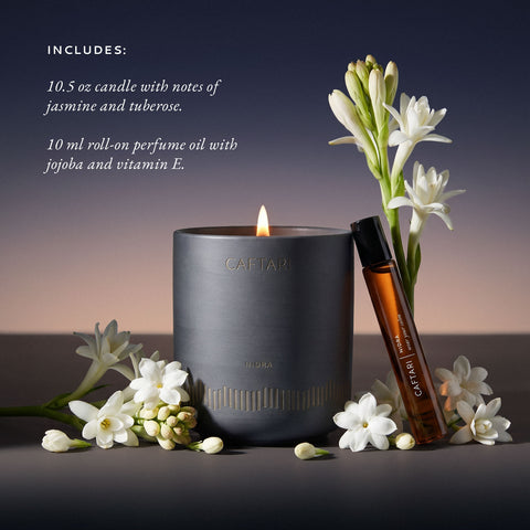Nidra Rollerball + Candle Bundle