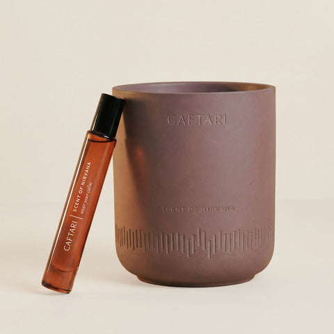 Scent of Nirvana Rollerball + Candle Bundle