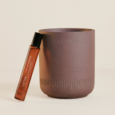 Scent of Nirvana Rollerball + Candle Bundle