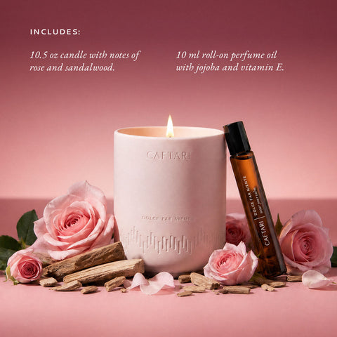 Dolce Far Niente Rollerball + Candle Bundle